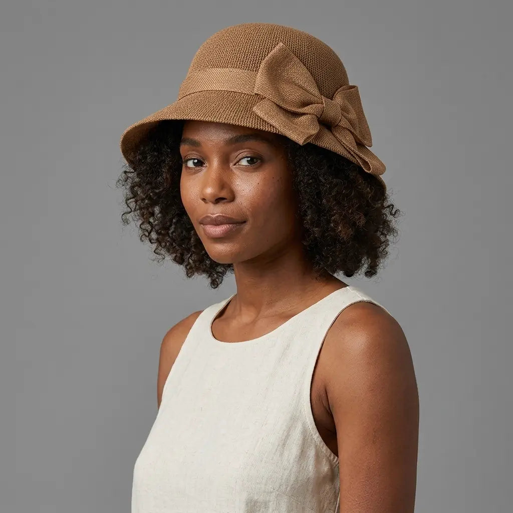 female-girls-adjustable-breathable-vegetable-fibre-fisherman-headwear