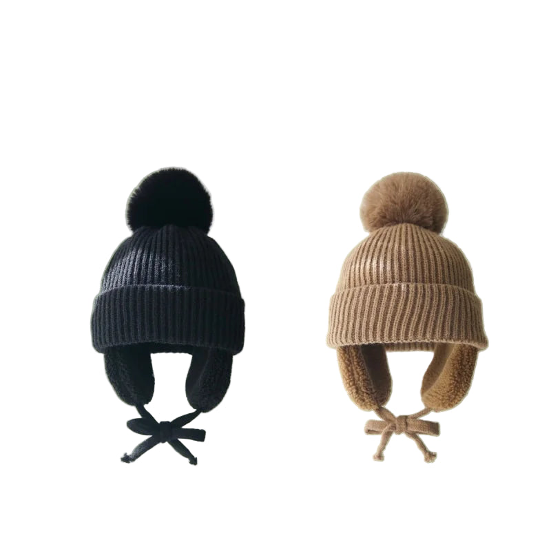 children-vintage-retro-plush-warm-hat