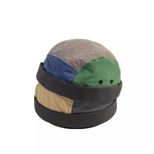 5-Panels Multicolor Docker Cap