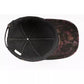 Abstract Print Genuine Leather Baseball Cap