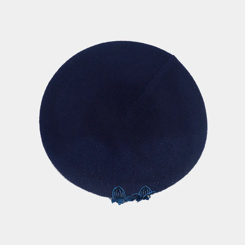 painter-hat-classic-retro-flowers