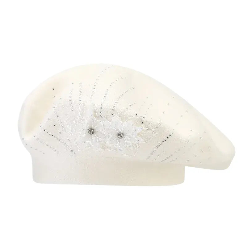 painter-hat-classic-retro-flowers