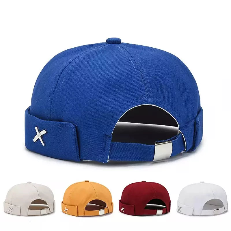 X Plain Cotton Docker Cap