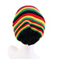 Rasta Reggae Striped Baggy Beanie