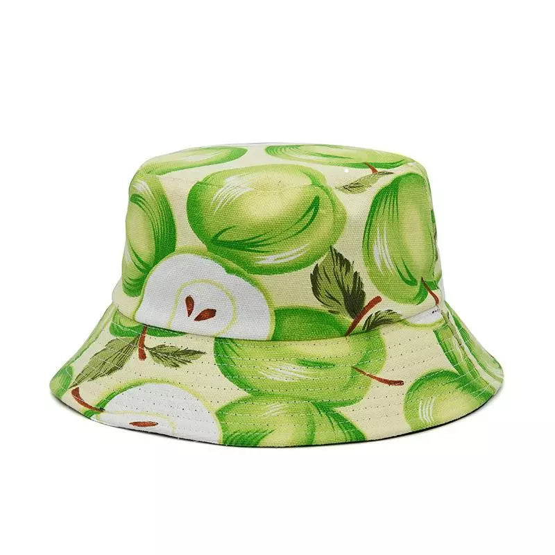 Apples Reversible Bucket Hat