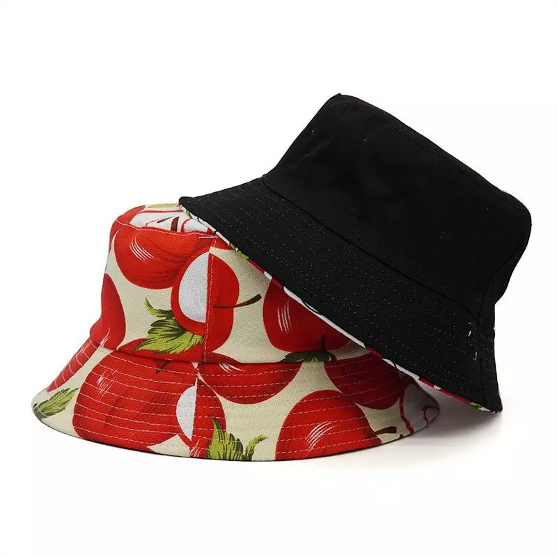 Apples Reversible Bucket Hat