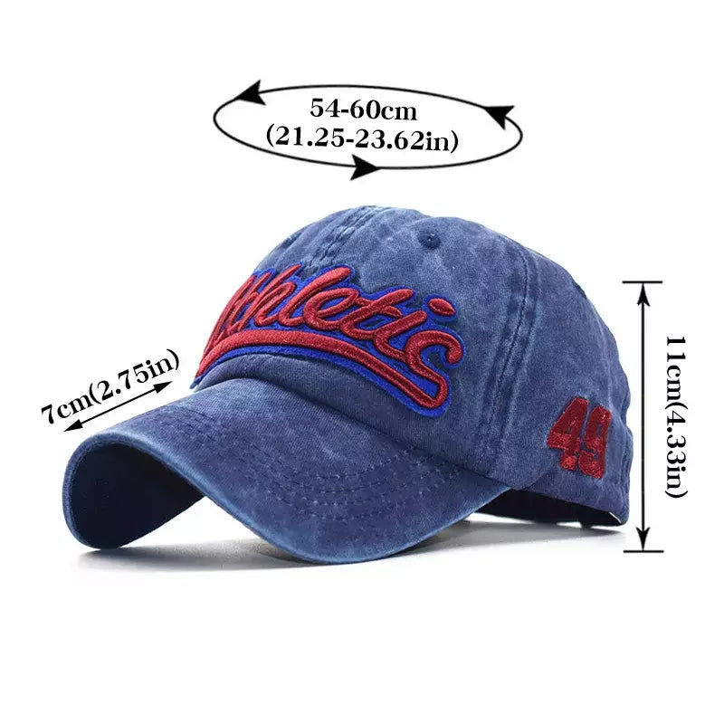 Athletic Washed Cotton Baseball Cap