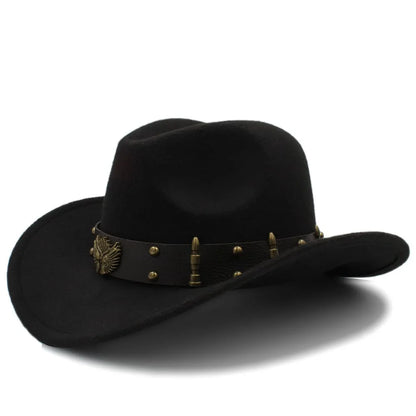 western-country-hat-leather-belt