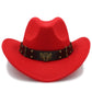 western-country-hat-leather-belt