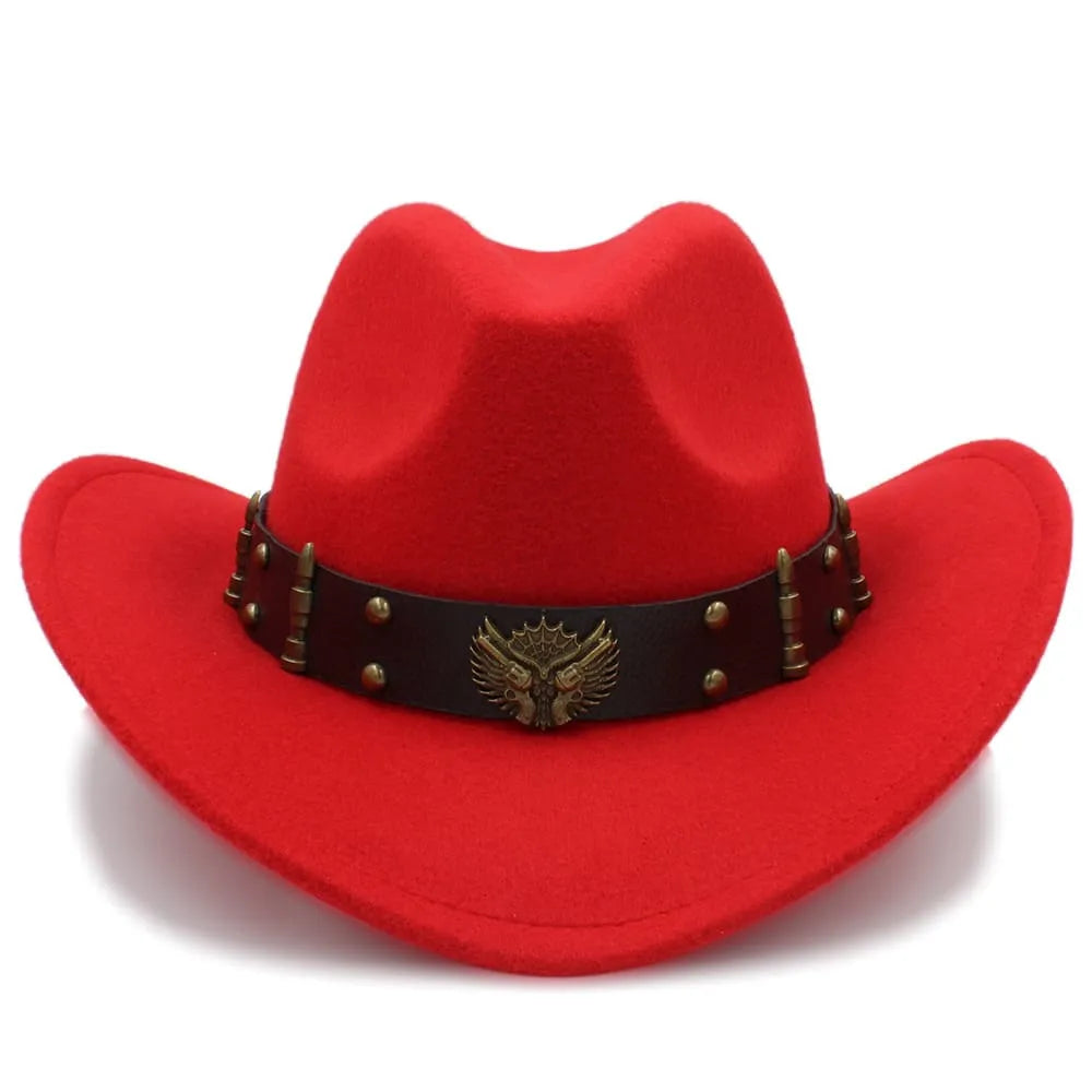 western-country-hat-leather-belt