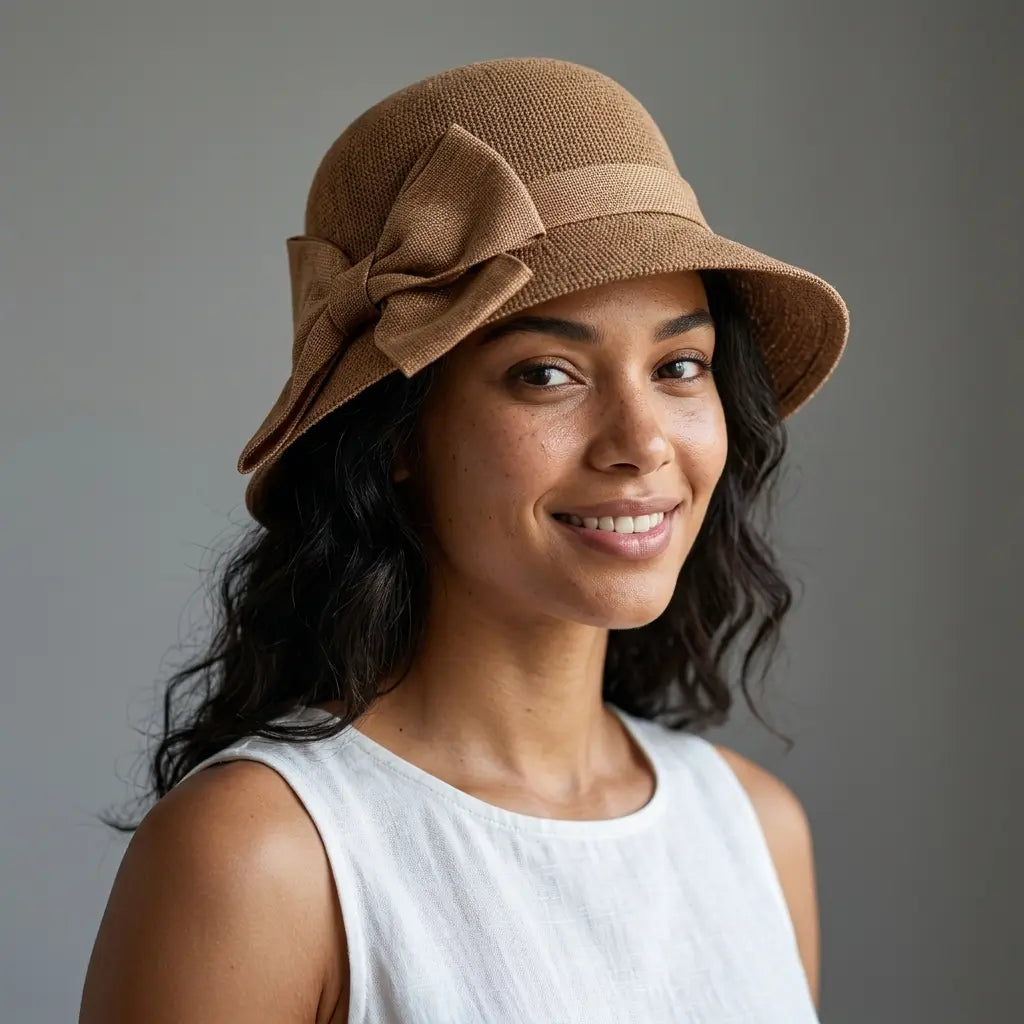 female-girls-adjustable-breathable-vegetable-fibre-fisherman-headwear