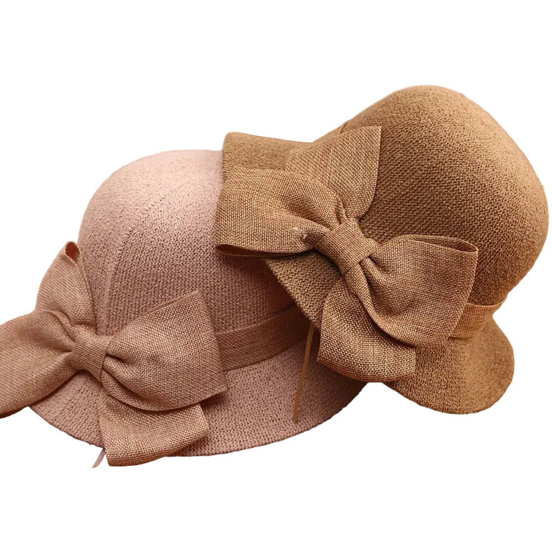 female-girls-adjustable-breathable-vegetable-fibre-fisherman-headwear