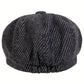 Men-Women-Striped-Summer-Winter-Newsie-Bakerboy-Paperboy-Cabbie-Hat