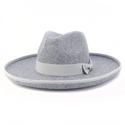 Bauh Wide Brimmed Wool Fedora Hat