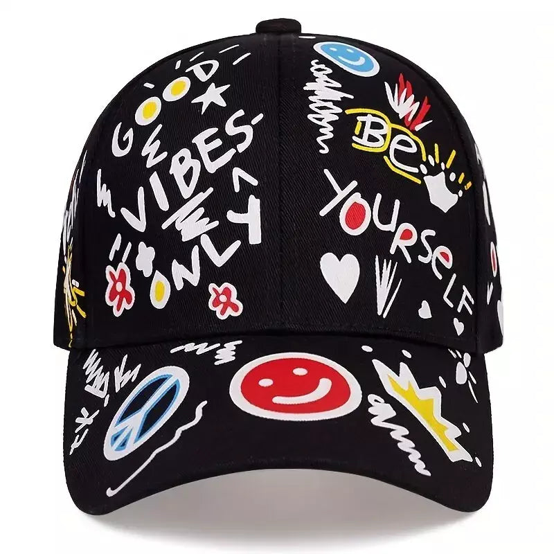 men-women-hat-summer-graffiti-vintage-retro