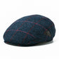 Bellevue Herringbone Wool Flat Cap