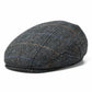 Bellevue Herringbone Wool Flat Cap