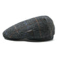 Bellevue Herringbone Wool Flat Cap