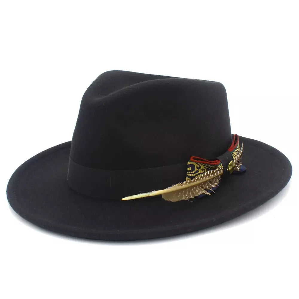 Benson Feathers Fedora Hat