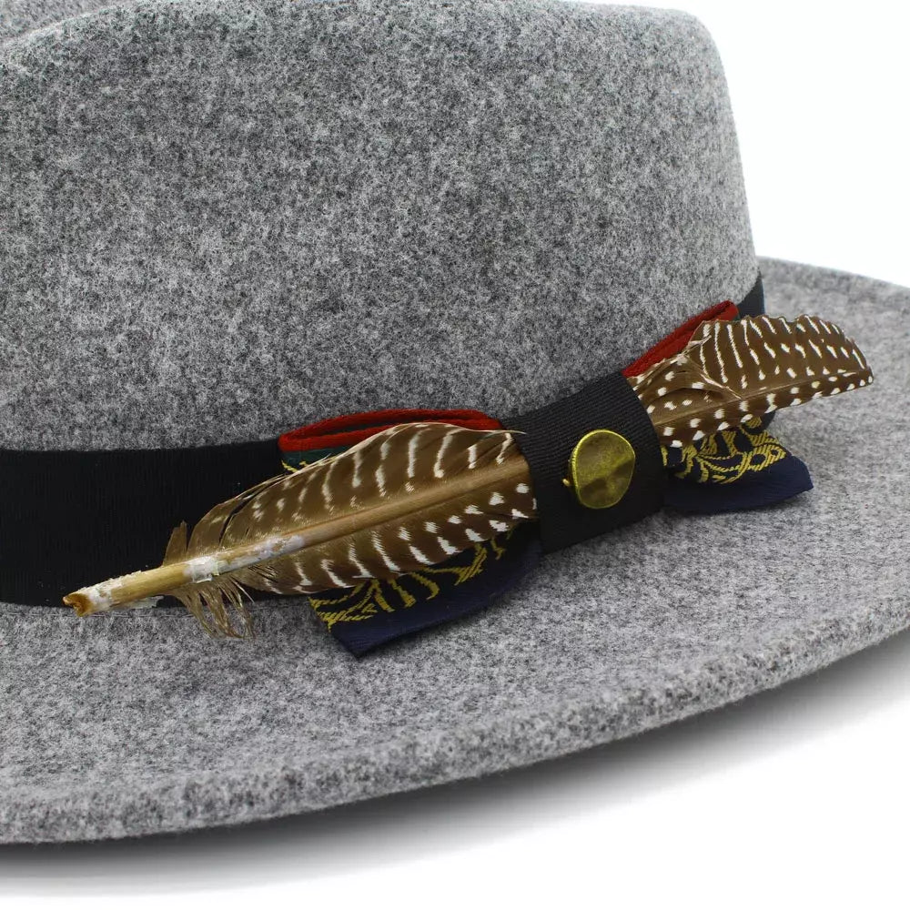 Benson Feathers Fedora Hat