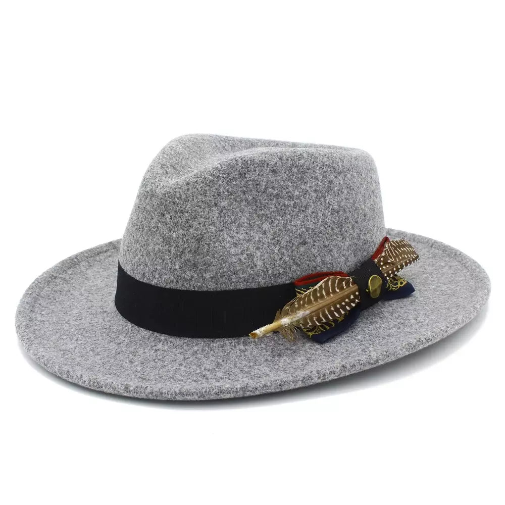 Benson Feathers Fedora Hat