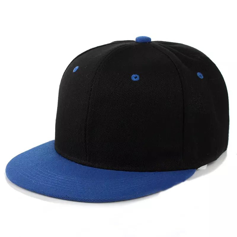 Bicolor Plain Snapback Cap