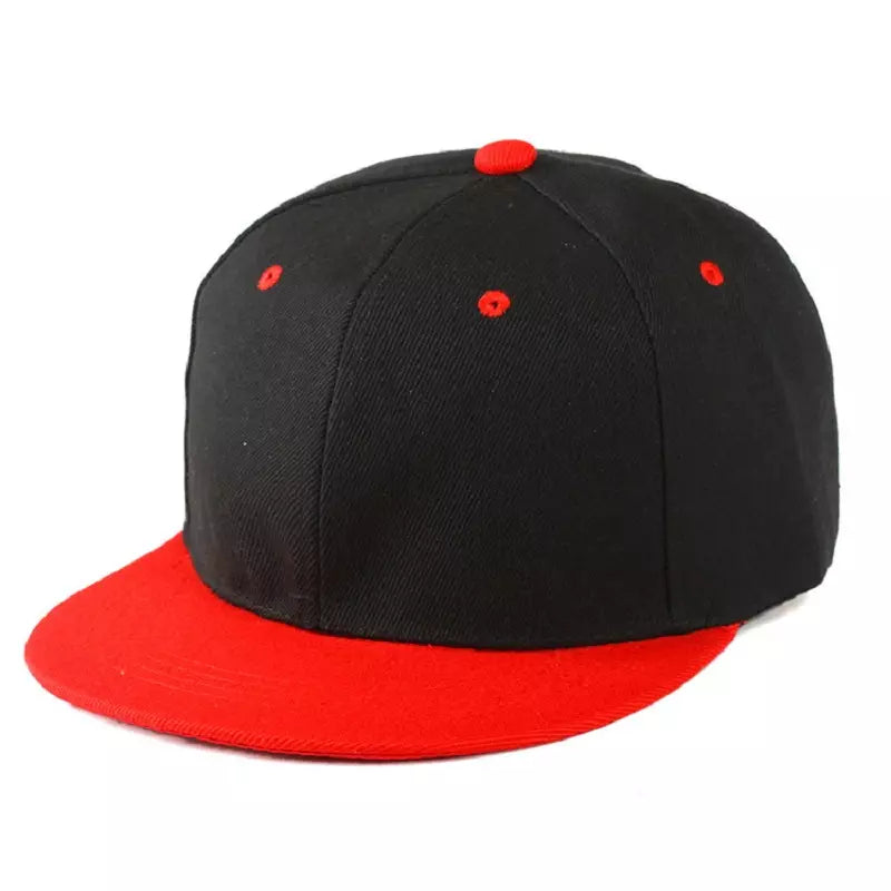 Bicolor Plain Snapback Cap