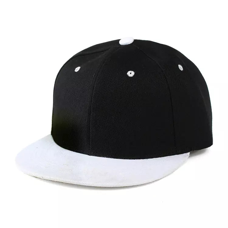 Bicolor Plain Snapback Cap