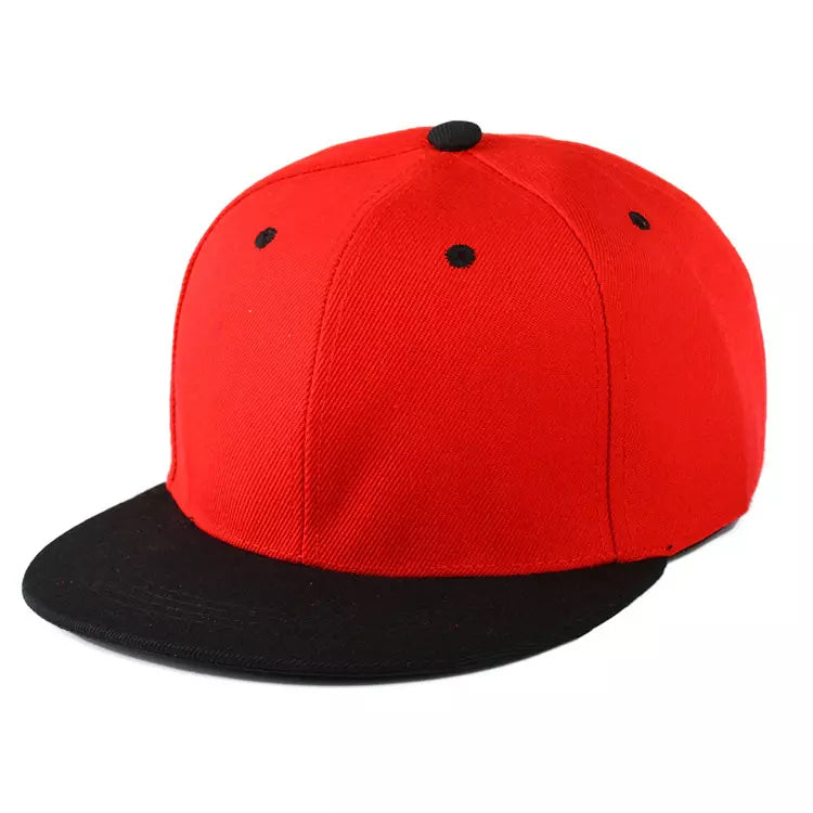 Bicolor Plain Snapback Cap