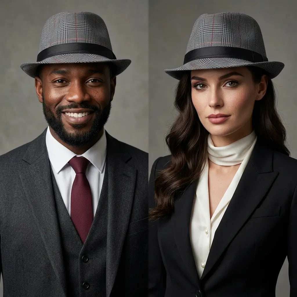 cotton-adjustable-plaid-jazz-fedora