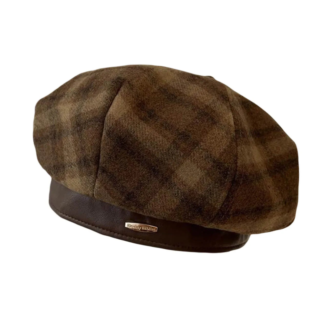 girl-retro-vintage-classic-checked-hat