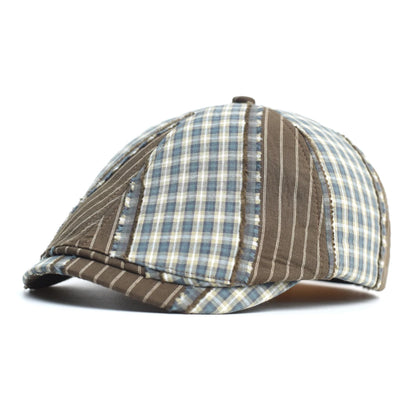men-women-cotton-plaid-striped-vintage-ivy-gatsby-cabbie-paddy-hat