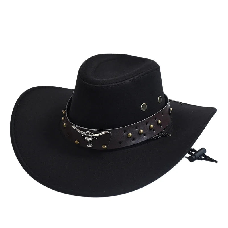 american-men-women-western-horn-studded-cap