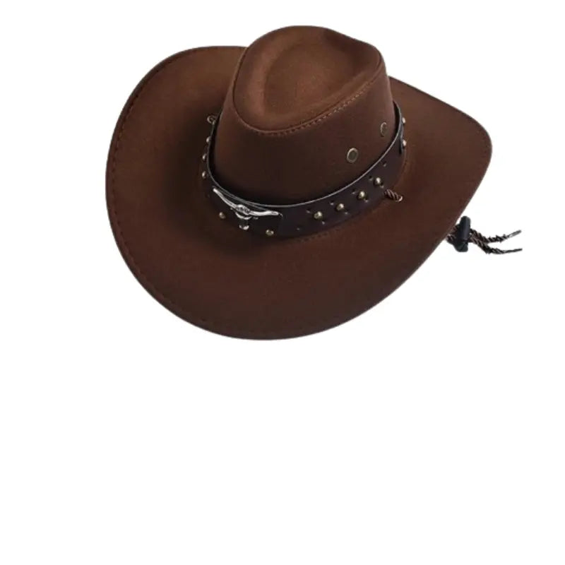 american-men-women-western-horn-studded-cap