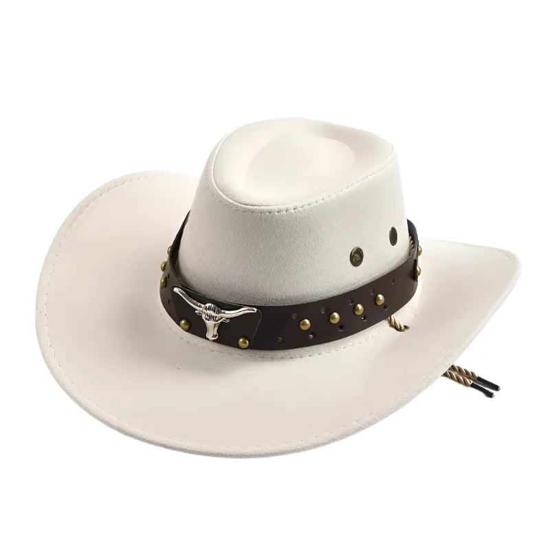 american-men-women-western-horn-studded-cap