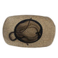 Bullhead Brown Straw Cowboy Hat