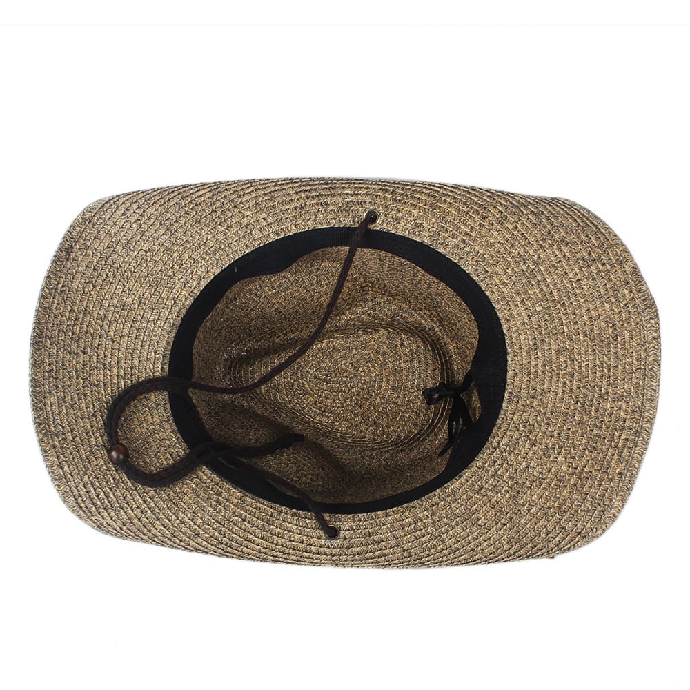 Bullhead Brown Straw Cowboy Hat