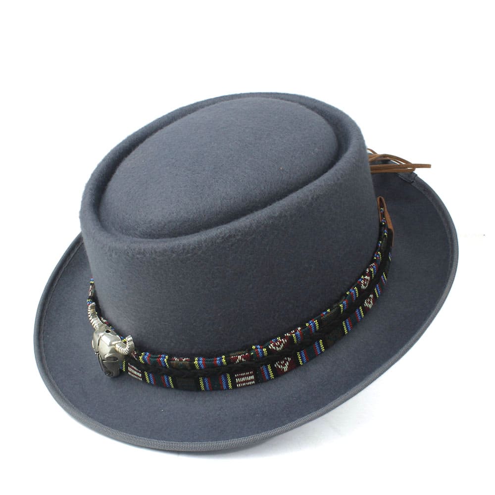 Bullhead Wool Porkpie Hat