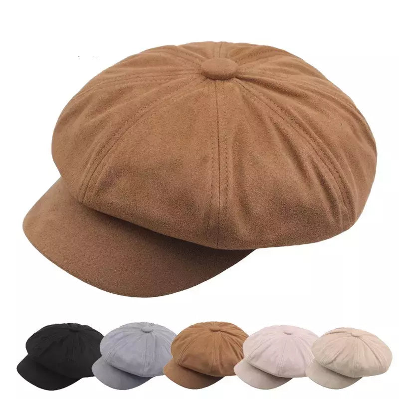 Plain-Cotton-8-Panels-Cap-Newsie-Ghelter