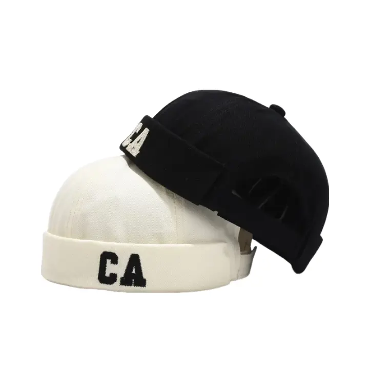 Cotton-Plain-Brimless-Cap-Ghelter