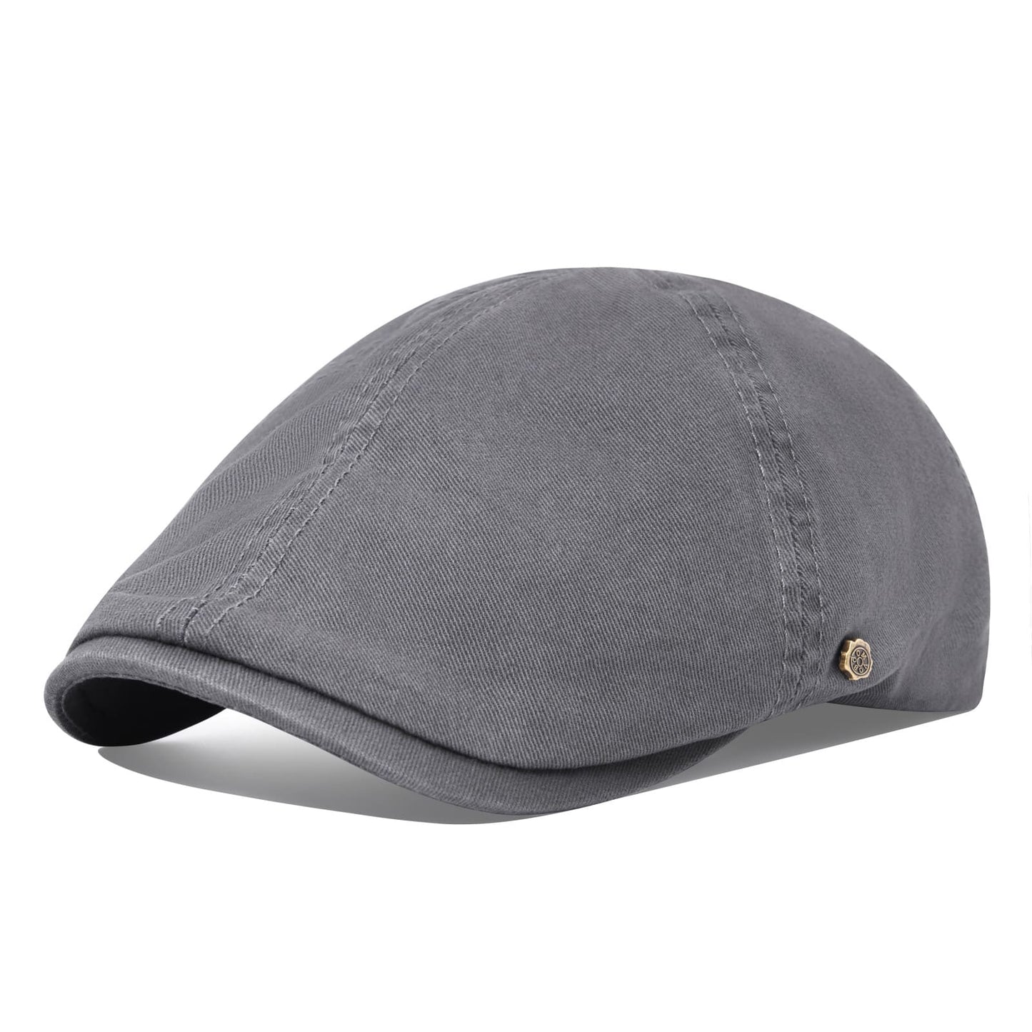 Cabbie 6-Panels Cotton Flat Cap