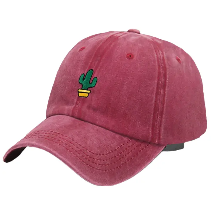 Cactus Washed Cotton Baseball Cap