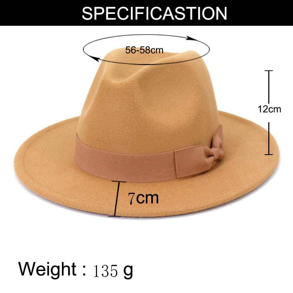 Calgary Ribbon Fedora Hat