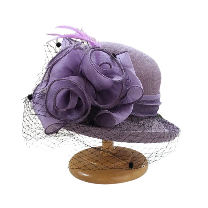 wedding-church-hat-floral-classic