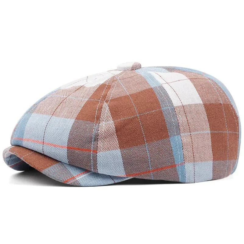 Plaid-8-Panels-Newsie-Bakerboy-Cap-Ghelter