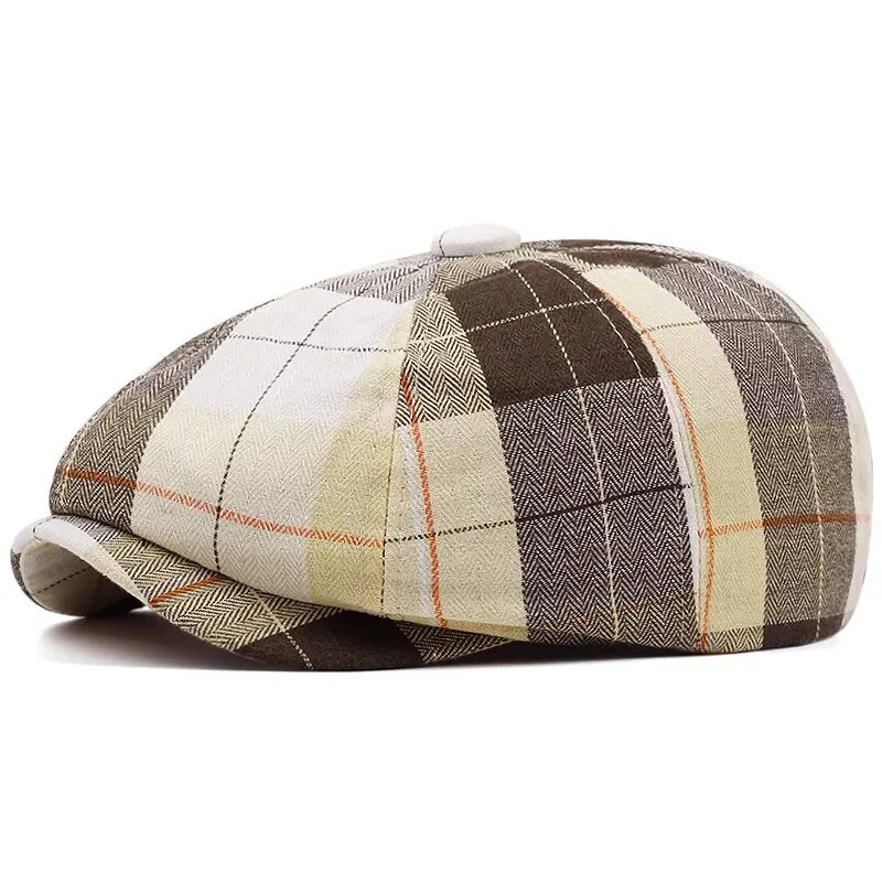 Plaid-8-Panels-Newsie-Bakerboy-Cap-Ghelter