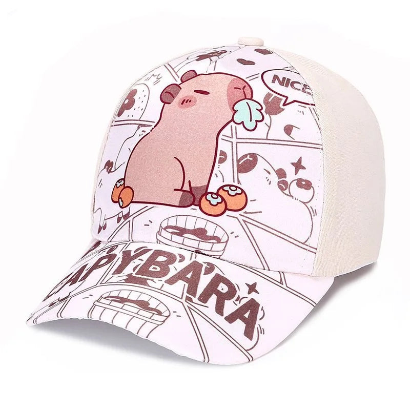 children-adjustable-herringbone-themed-snapback-hat