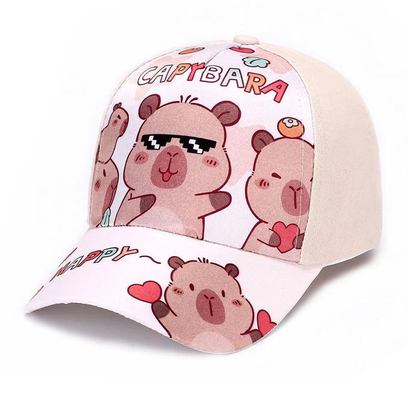 children-adjustable-herringbone-themed-snapback-hat