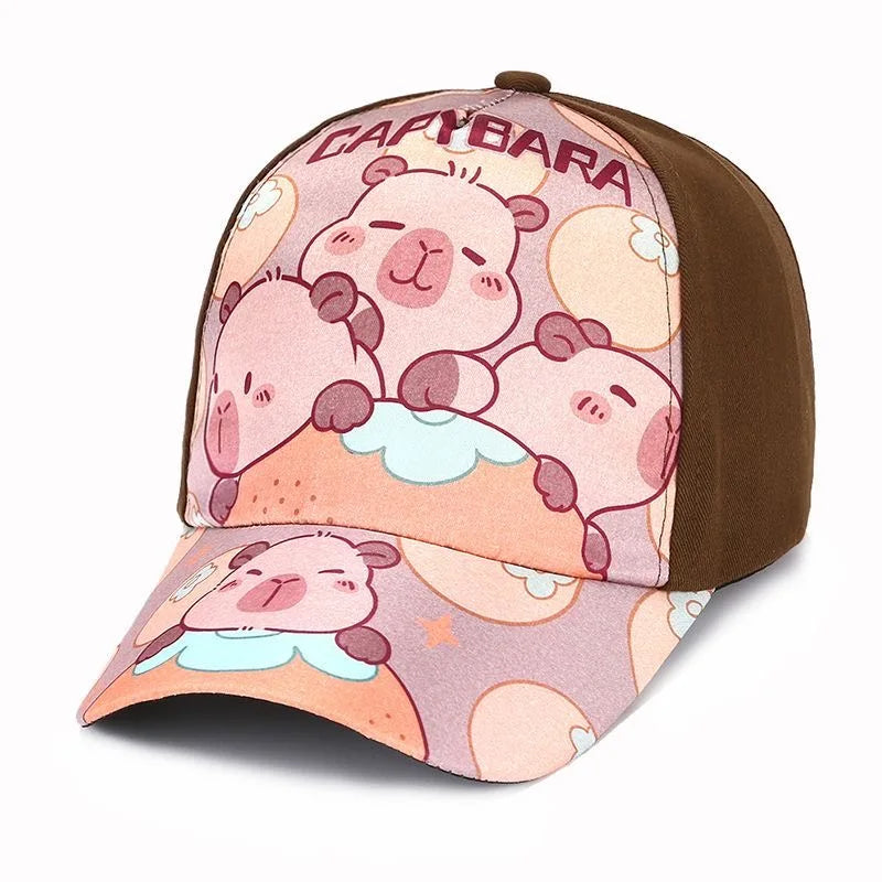 children-adjustable-herringbone-themed-snapback-hat