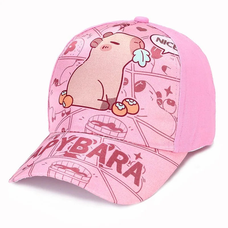 children-adjustable-herringbone-themed-snapback-hat